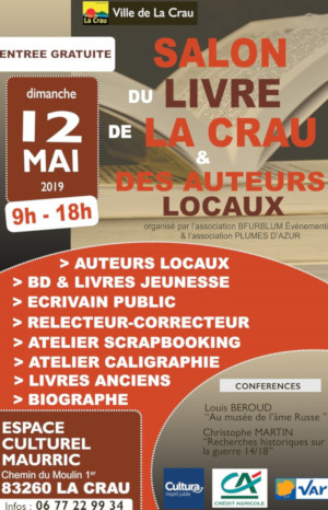 Salon du livre de La Crau, 2019